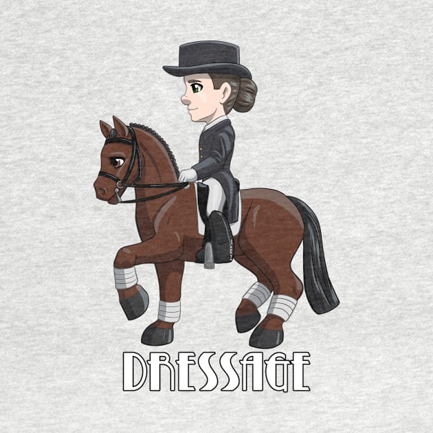 Cute Little Dressage Rider by lizstaley